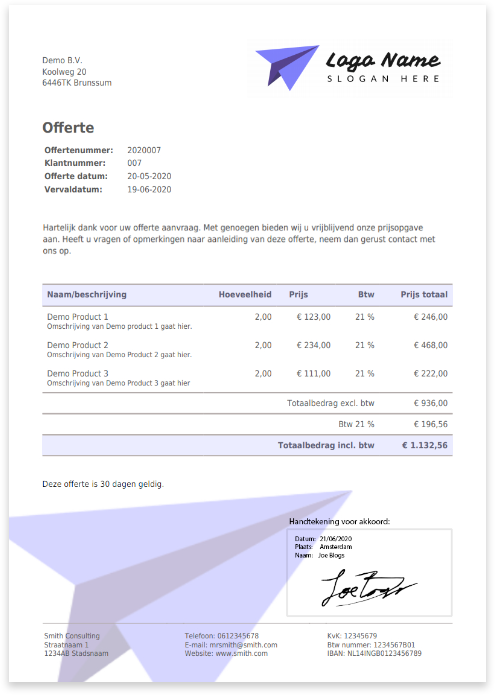 Makkelijke factureren en offertes maken met de factuurprogramma van Facturatie Office