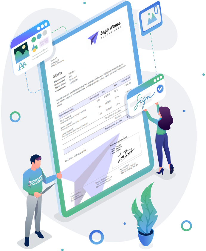 Makkelijke factureren en offertes maken met de factuurprogramma van Facturatie Office